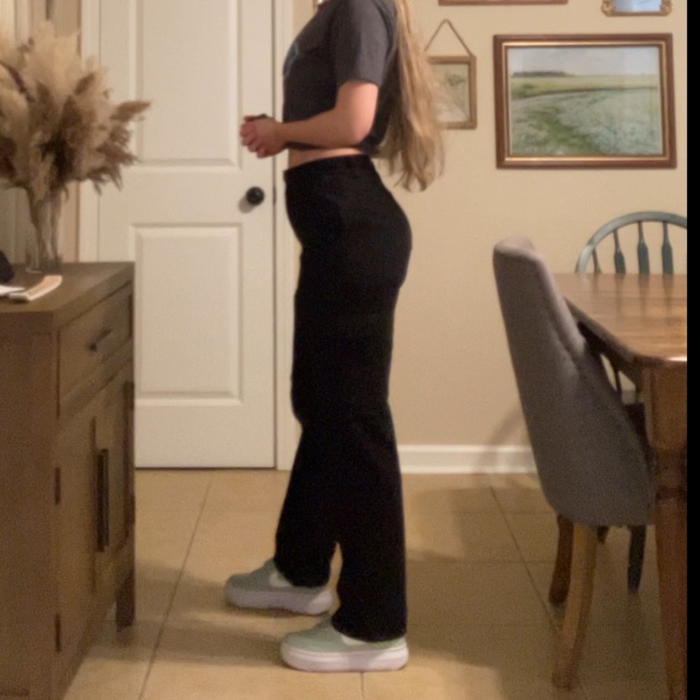 Black Cargo Pants
